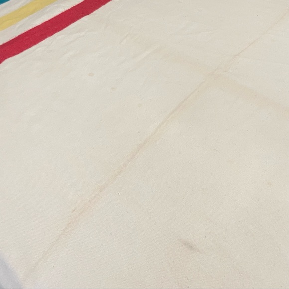 Vintage ely and walker golden seal vintage 1950s wool striped blanket camping - Picture 3 of 13